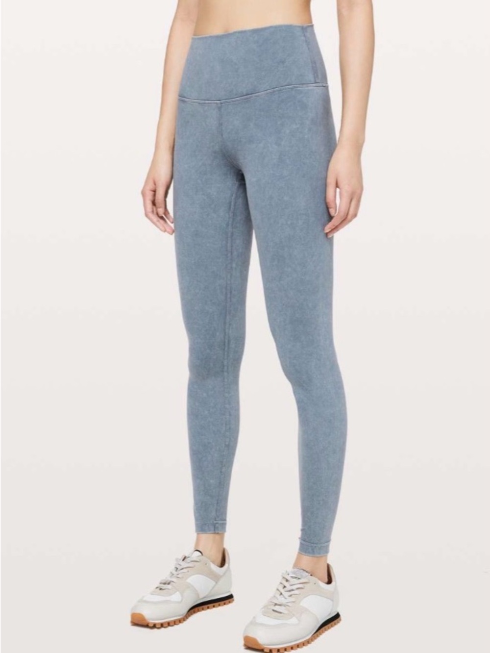 Lululemon Wunder Under High-Rise Leggings 25” ~ 8 ~ Washed Moon Blue - Picture 13 of 15